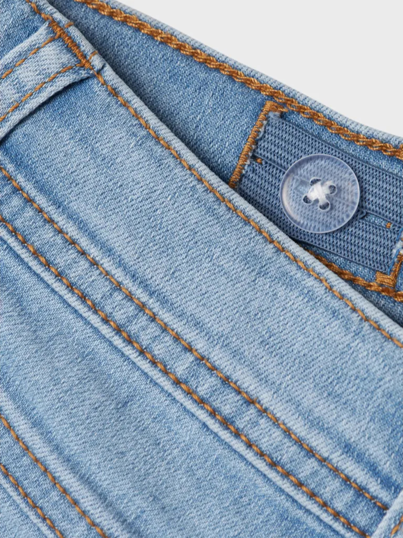 Прямые джинсы Name it модель 13238082_Light Blue Denim Фото