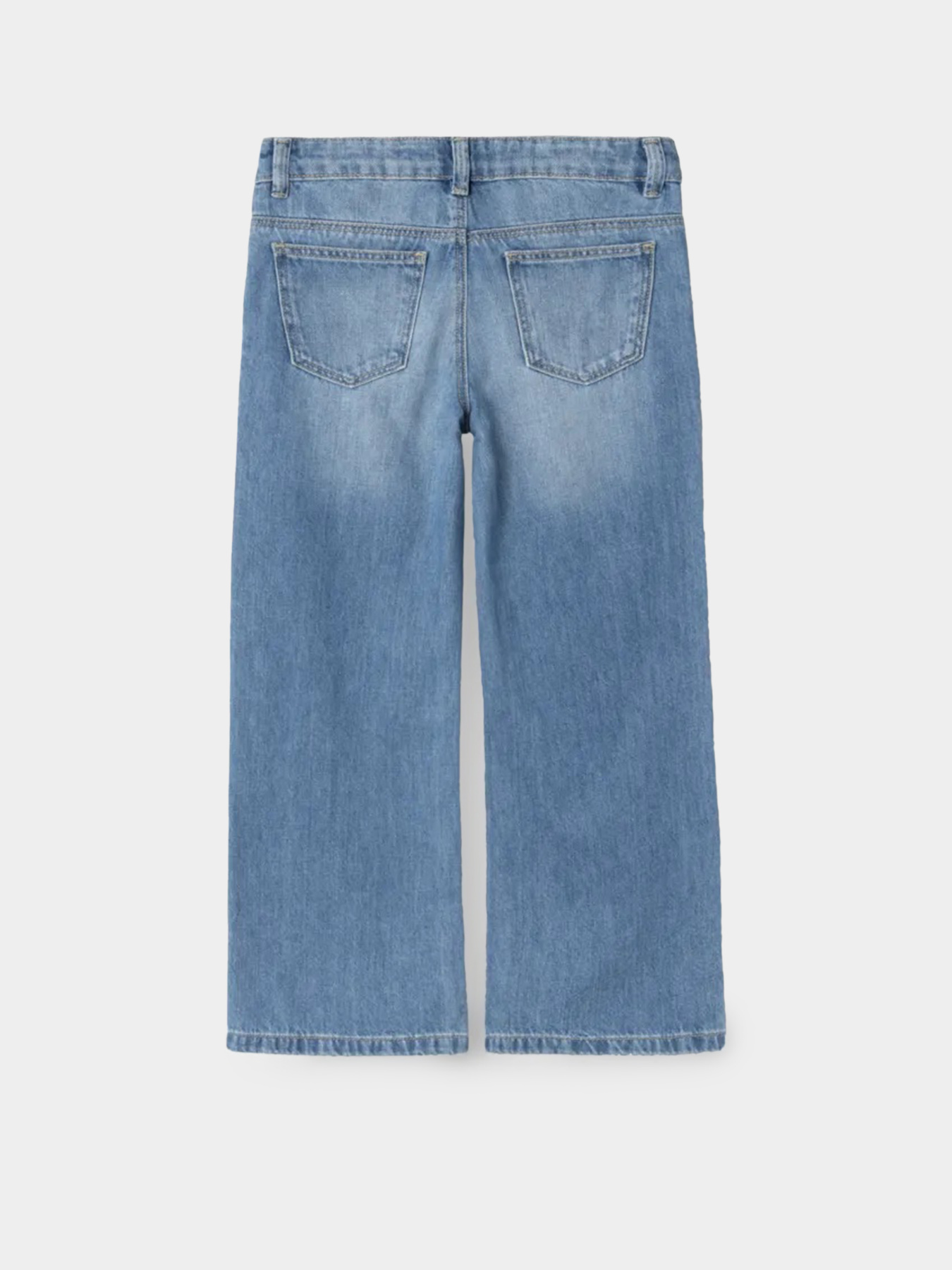 Широкие джинсы Name it модель 13230733_Medium Blue Denim Фото