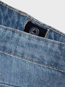 Широкие джинсы Name it модель 13230733_Medium Blue Denim Фото