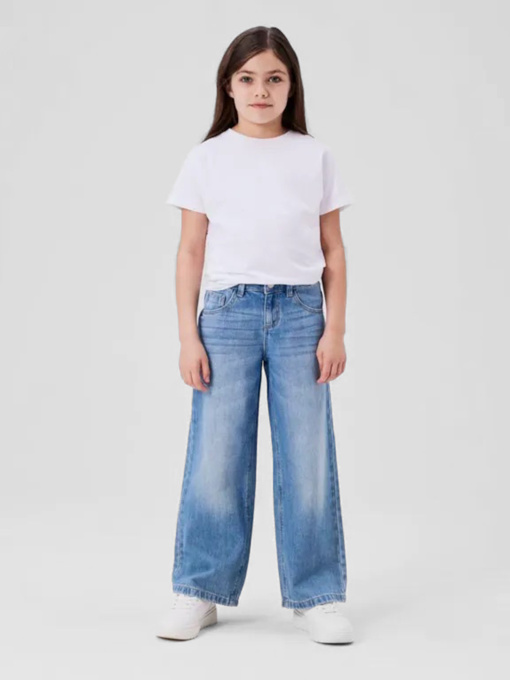 Широкі джинси Name it модель 13230733_Medium Blue Denim Фото