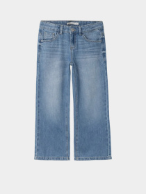 Широкие джинсы Name it модель 13230733_Medium Blue Denim Фото