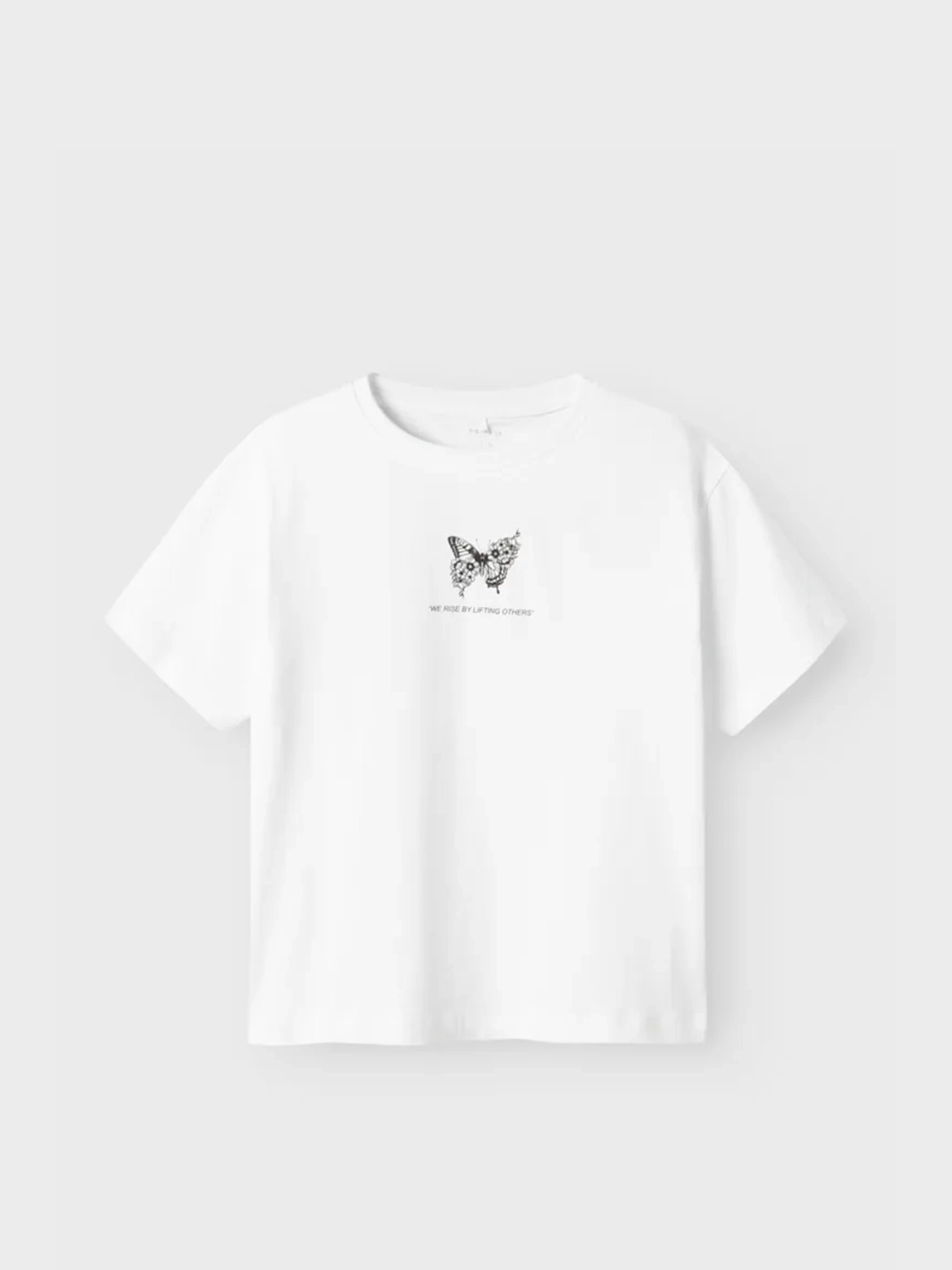 Футболка Name it модель 13240657_Bright White BLACK Футболка Name it модель 13240657_Bright White BLACK Фото