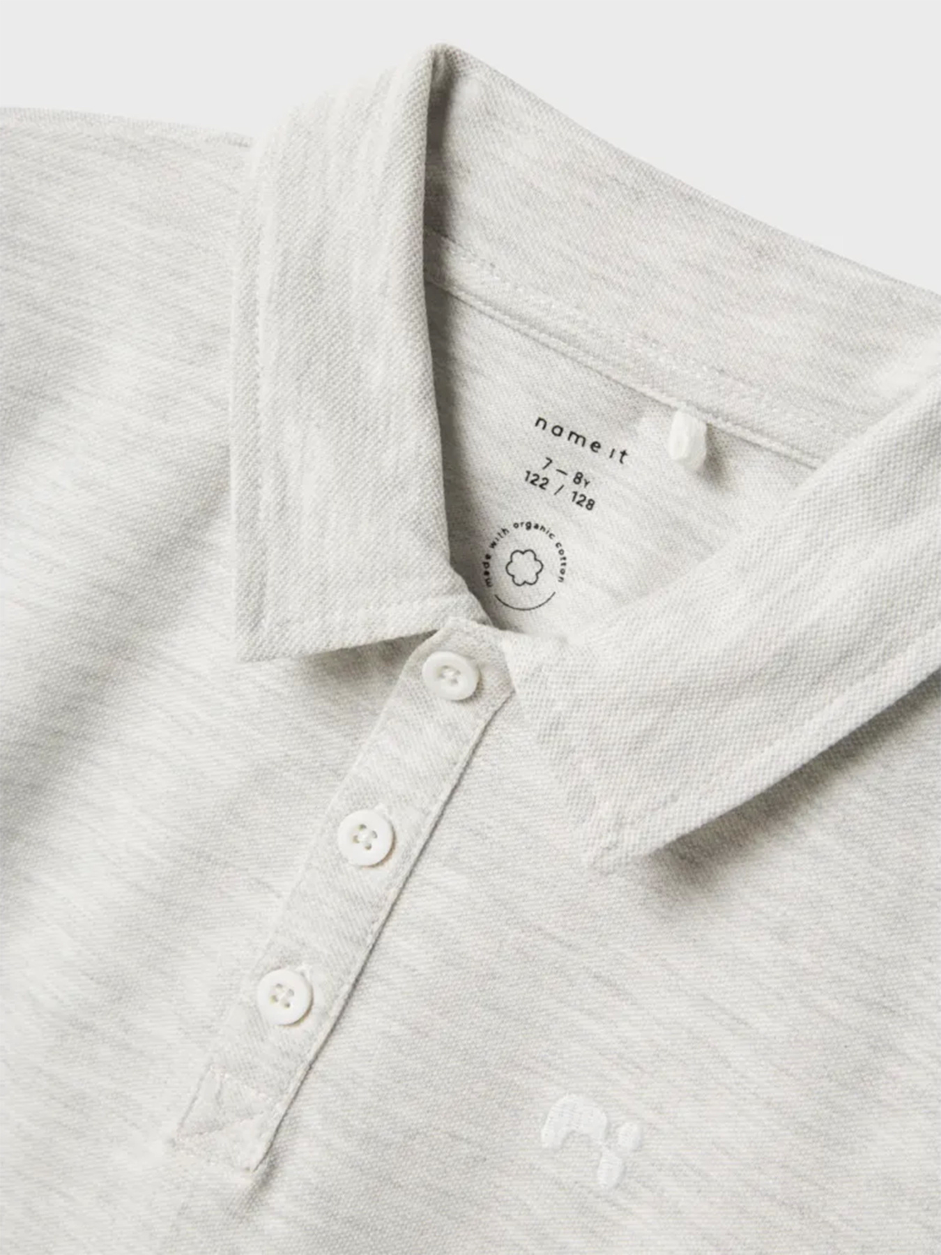 Поло Name it модель 13241028_Light Grey Melange Фото