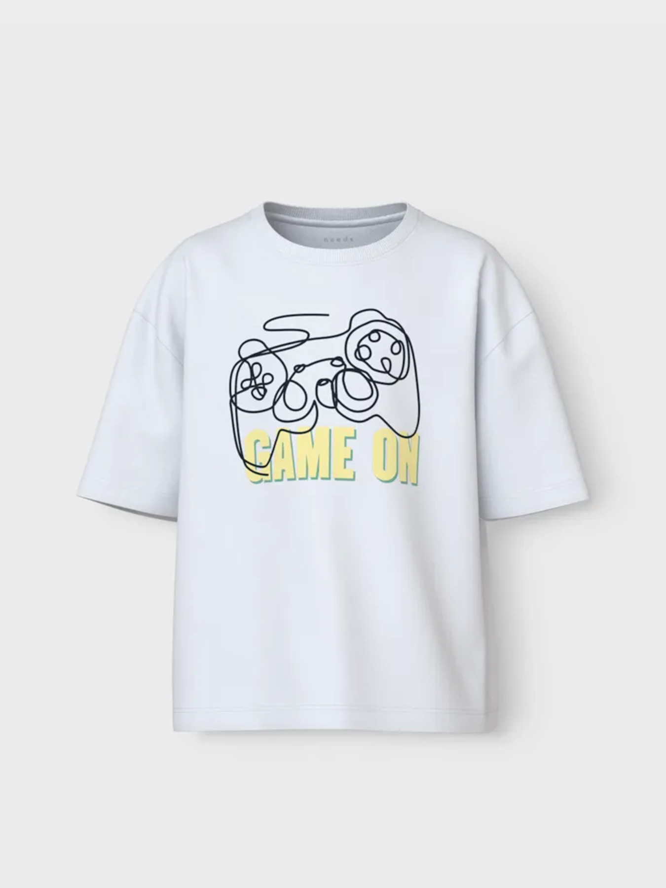 Футболка Name it модель 13241586_Bright White Game On Фото