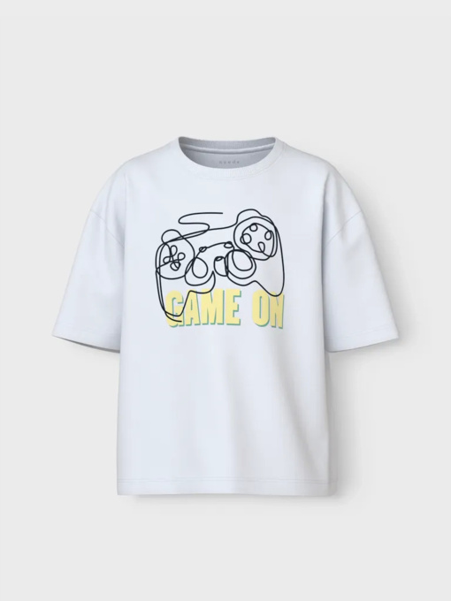 Футболка Name it модель 13241586_Bright White Game On Фото
