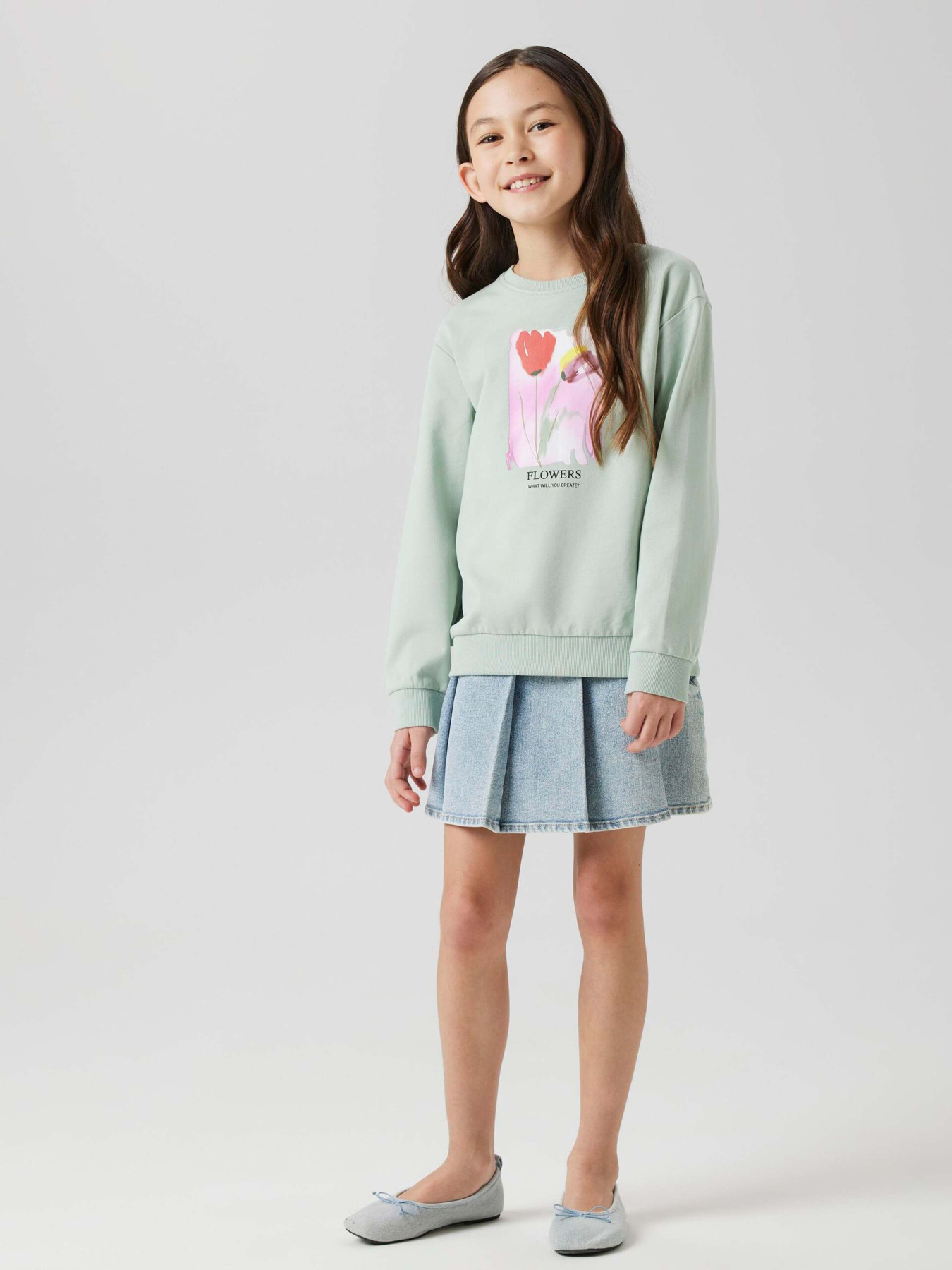 Світшот Name it модель 13244207_Aqua Gray Фото