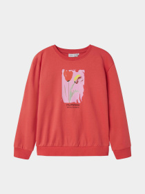 Світшот Name it модель 13244207_Spiced Coral Світшот Name it модель 13244207_Spiced Coral Фото