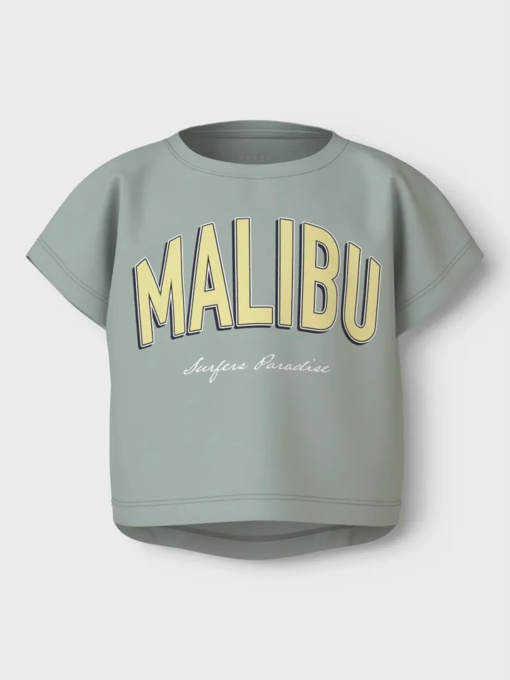 Футболка Name it модель 13215793_Aqua Gray Malibu Фото