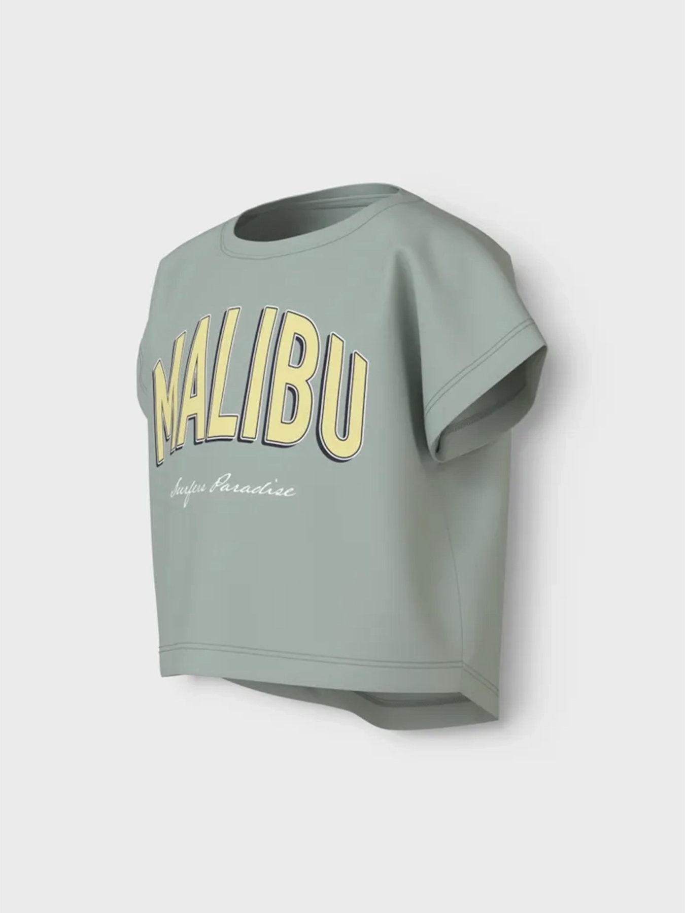 Футболка Name it модель 13215793_Aqua Gray Malibu Фото