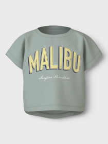 Футболка Name it модель 13215793_Aqua Gray Malibu Фото