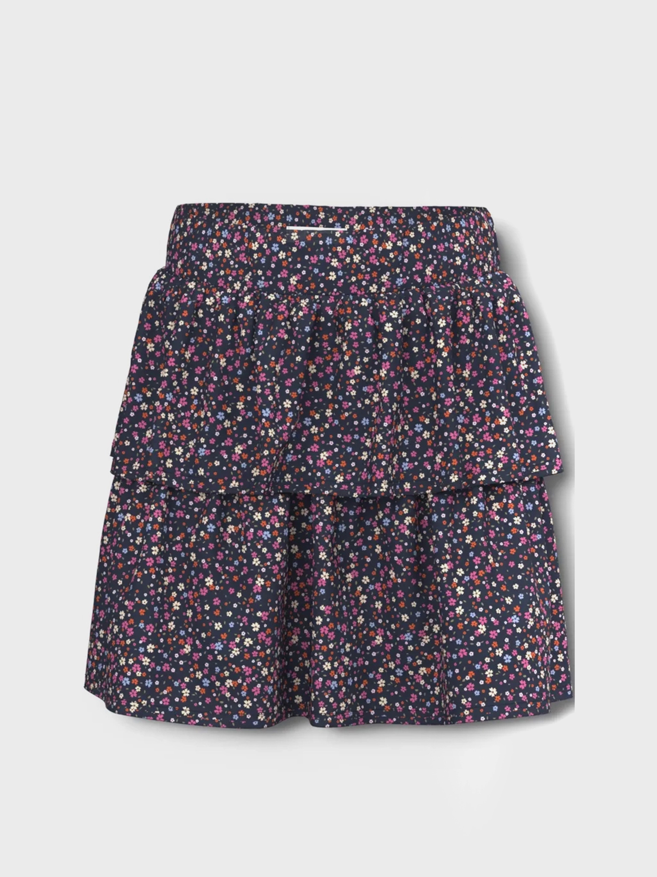 Юбка мини Name it модель 13215908_Navy Blazer COLOR FLOWER Фото