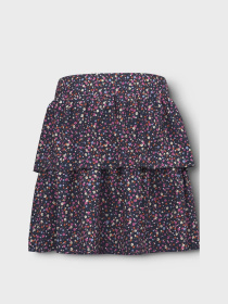 Юбка мини Name it модель 13215908_Navy Blazer COLOR FLOWER Фото