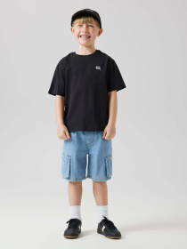 Джинсовые шорты Name it модель 13240312_Light Blue Denim STRIPES Джинсовые шорты Name it модель 13240312_Light Blue Denim STRIPES Фото