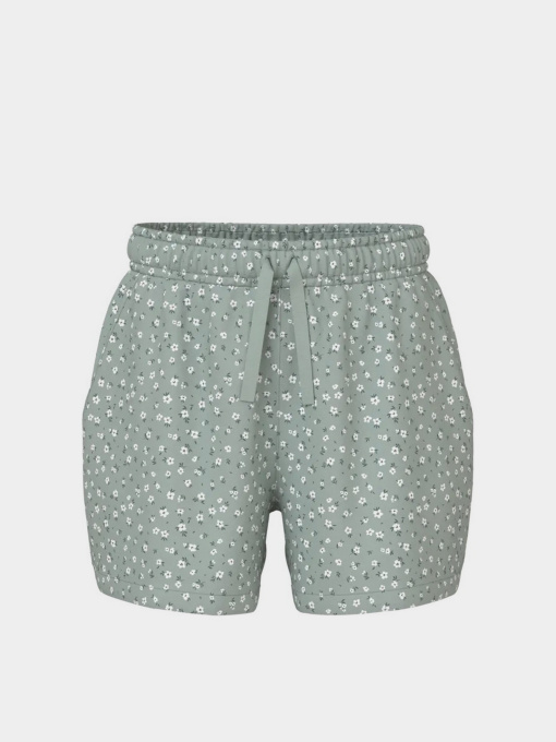 Шорты Name it модель 13215235_Aqua Gray Floral Фото