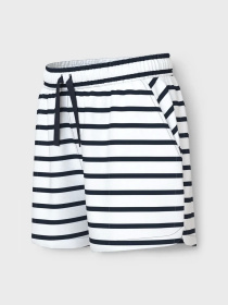 Повсякденні шорти Name it модель 13215235_Bright White Stripe 07 Фото