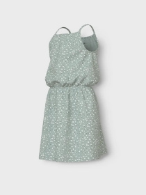 Платье мини Name it модель 13230112_Aqua Gray Floral Фото