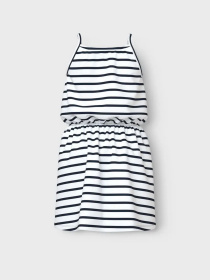 Платье мини Name it модель 13230112_Bright White Stripe 07 Фото