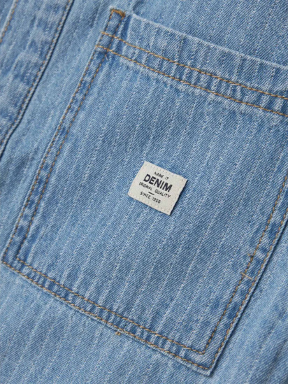 Сорочка Name it модель 13241473_Light Blue Denim STRIPES — фото 5 - INTERTOP