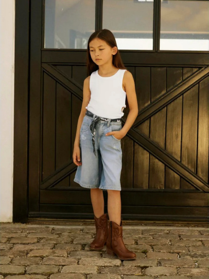 Шорти джинсові Name it модель 13241821_Medium Blue Denim — фото - INTERTOP