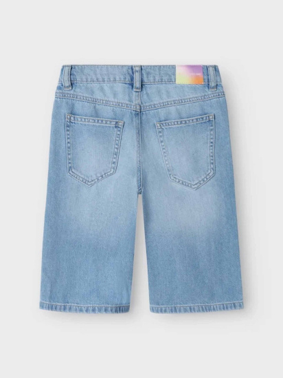 Шорти джинсові Name it модель 13241821_Medium Blue Denim — фото 4 - INTERTOP