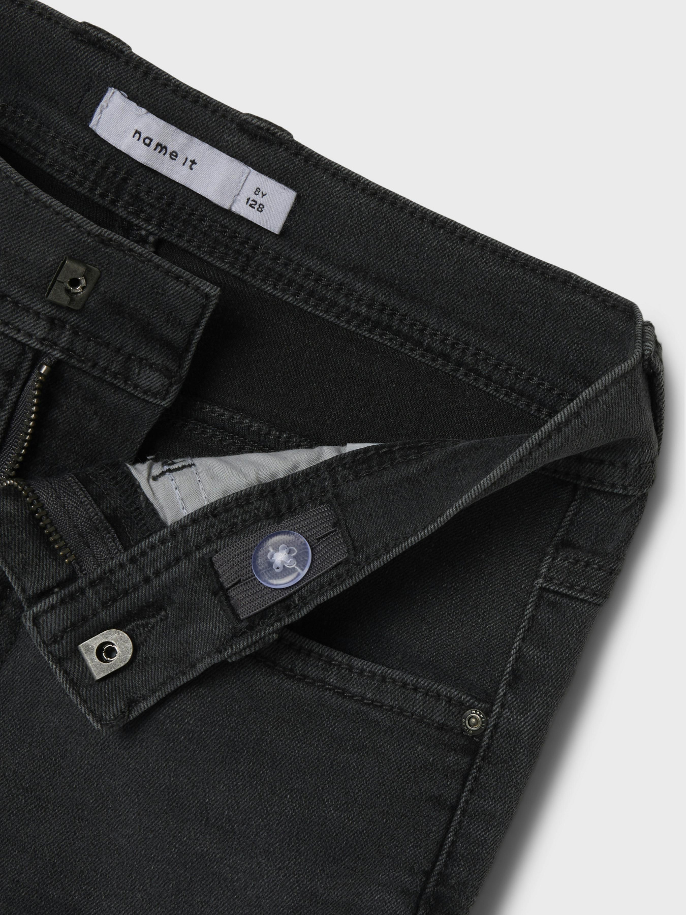 Прямі джинси Name it модель 13244339_Dark Grey Denim Фото