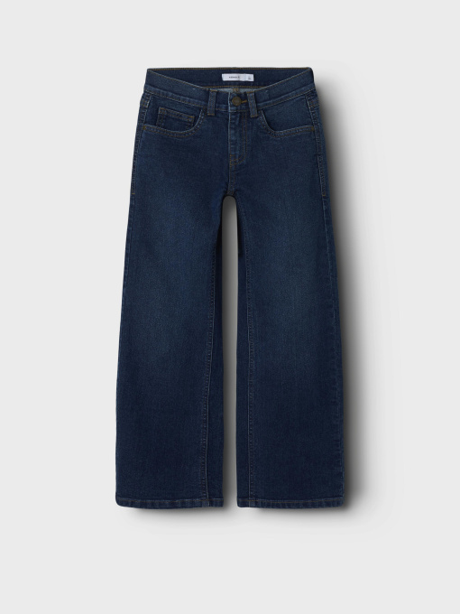Широкие джинсы Name it модель 13244340_Dark Blue Denim Фото