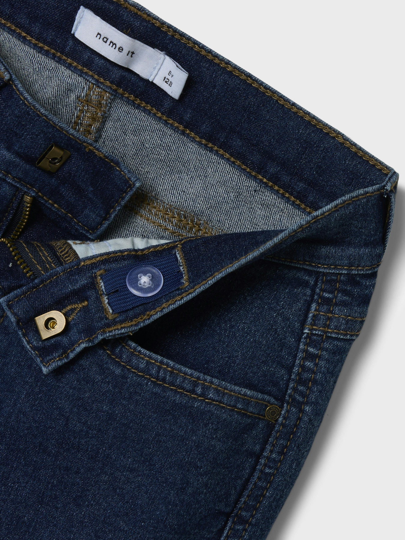 Широкі джинси Name it модель 13244340_Dark Blue Denim Широкі джинси Name it модель 13244340_Dark Blue Denim Фото