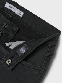 Широкие джинсы Name it модель 13244340_Dark Grey Denim Фото