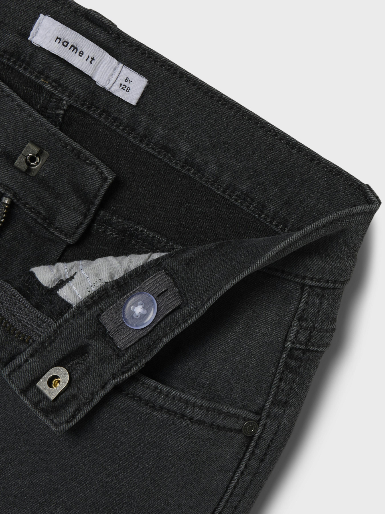 Широкі джинси Name it модель 13244340_Dark Grey Denim Фото