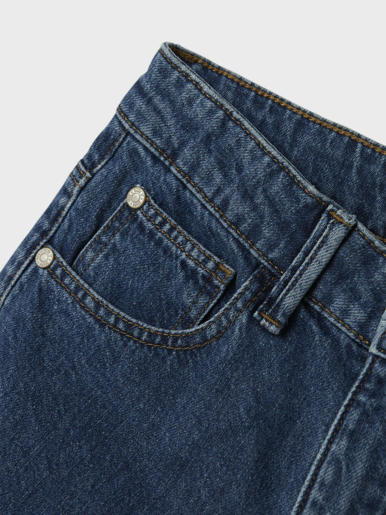 Прямі джинси Name it модель 13248249_Dark Blue Denim Фото