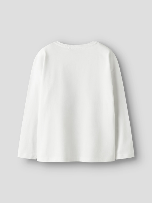 Худі та світшоти Name it VICTOR LS RLX TOP модель 13234715_Bright White Fast Track Фото
