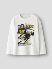 Лонгслів Name it модель 13234715_Bright White Fast Track Фото