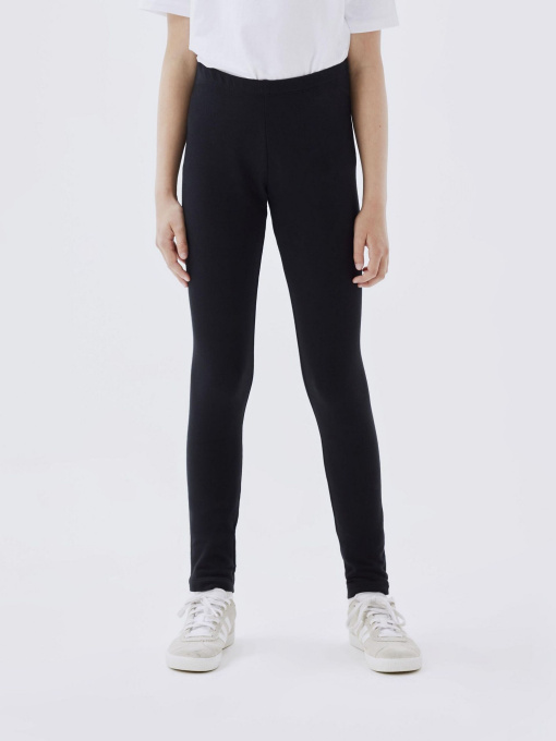 Брюки Name it DAVINA SOLID SWE LEGGING модель 13195885_Black Фото