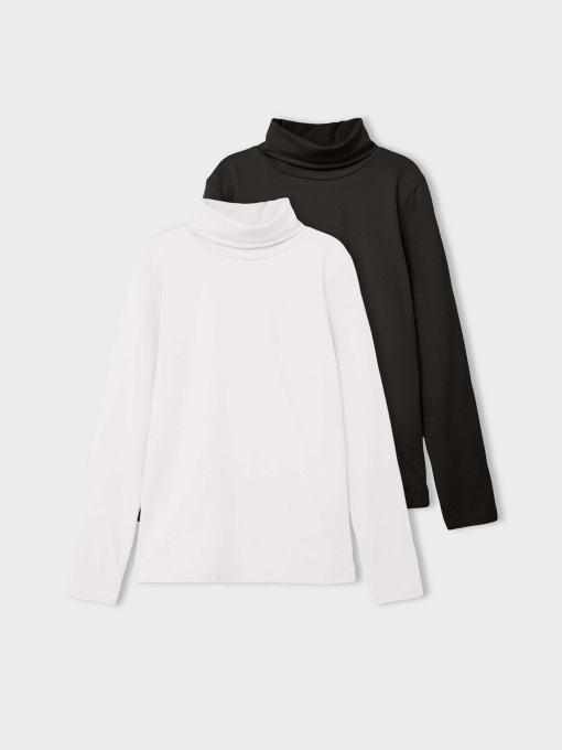 Набор лонгсливов Name it модель 13211815_White Alyssum BLACK Фото