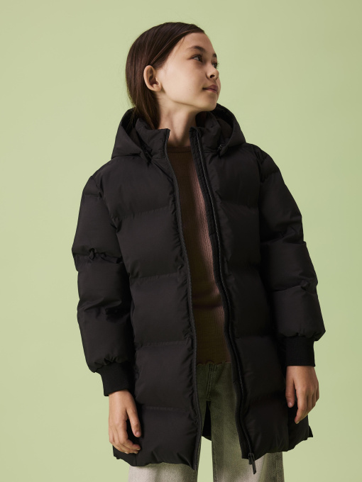 Куртки та дублянки Name it MUSK PUFFER JACKET LONG модель 13244889_Black Фото
