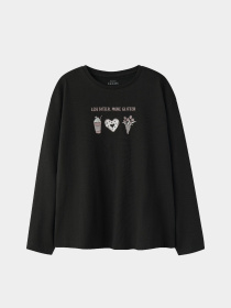 Лонгслив Name it модель 13234709_Black More Glitter Фото