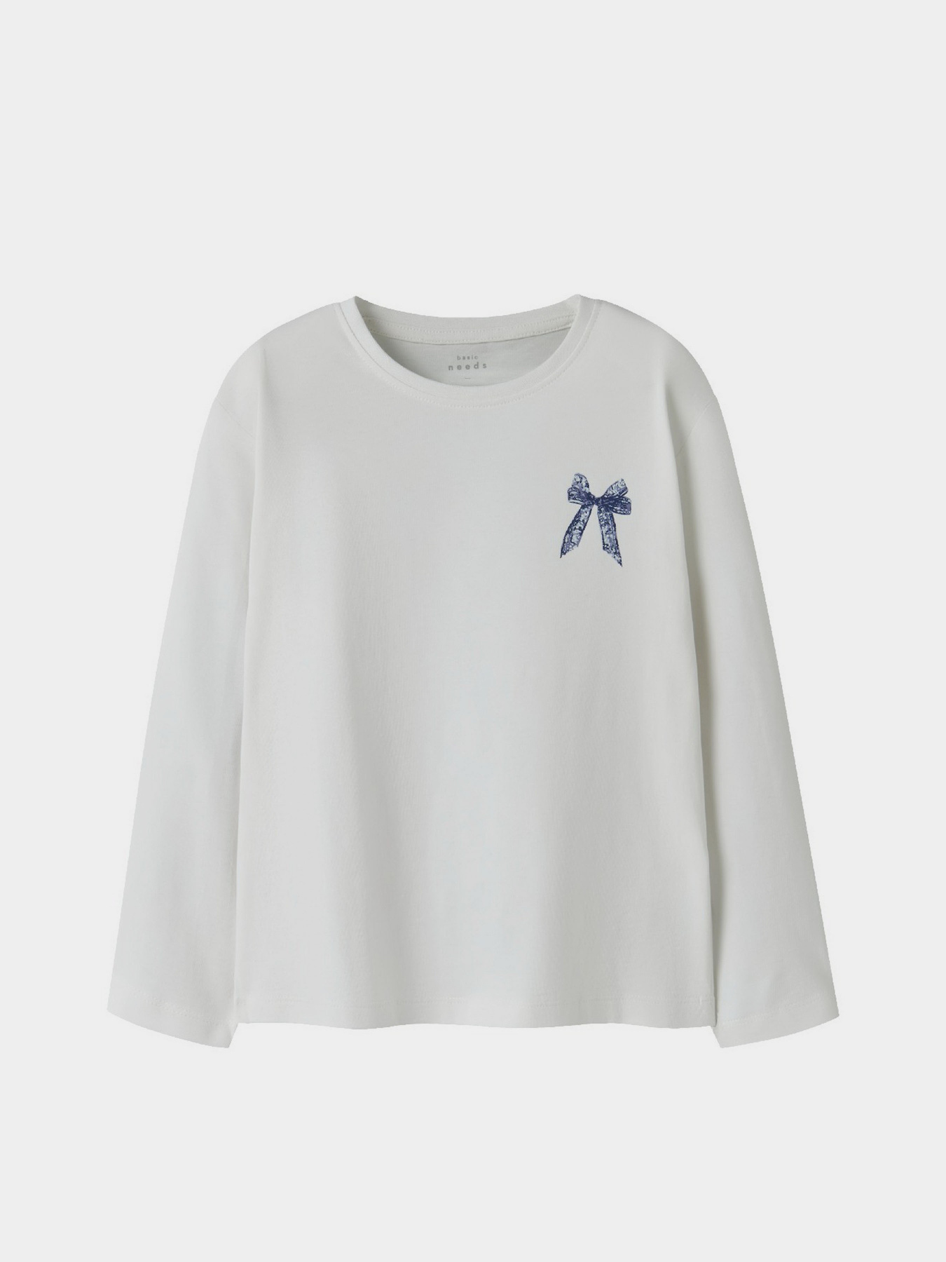 Лонгслив Name it модель 13234709_Bright White Lace Bow Фото