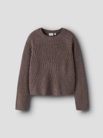 Светри та кардигани Name it RIKINE LS SHORT KNIT PULLOVER модель 13244623_Coffee Quartz Фото