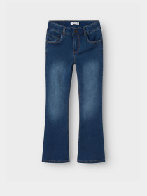 Расклешенные джинсы Name it модель 13244857_Dark Blue Denim Фото