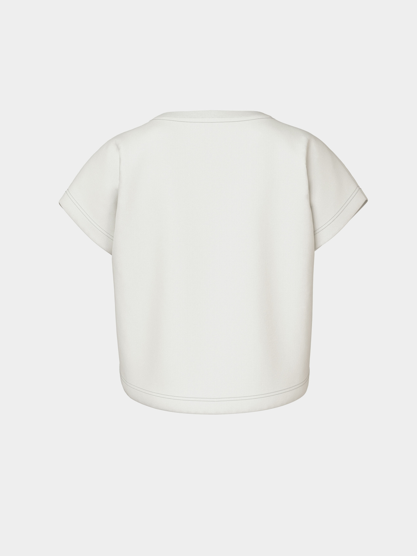 Футболка Name it модель 13215793_Cloud Dancer SALTY BUT SWE Фото