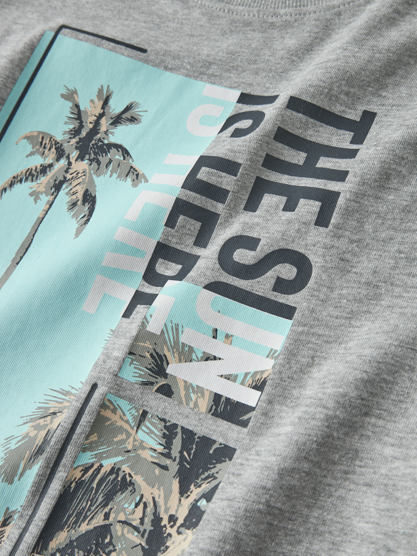 Футболка Name it модель 13224966_Grey Melange The Sun Футболка Name it модель 13224966_Grey Melange The Sun Фото