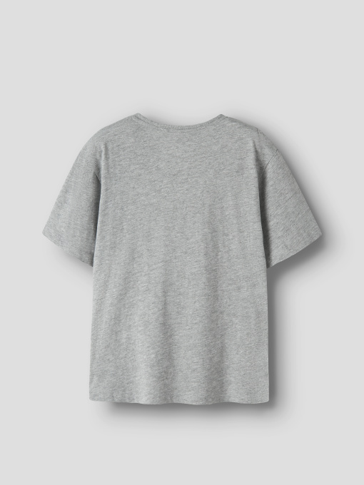 Футболки и поло Name it VAGNO SS LOOSE TOP модель 13224966_Grey Melange The Sun Фото