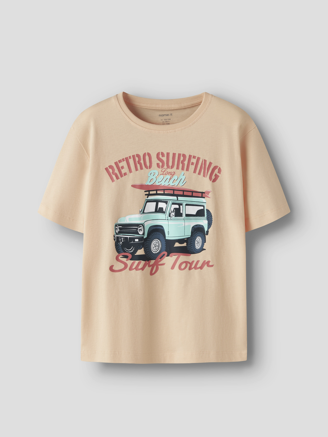 Футболка Name it модель 13224966_Peach Fuzz Retro Surfing Фото