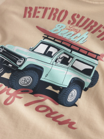 Футболка Name it модель 13224966_Peach Fuzz Retro Surfing Фото