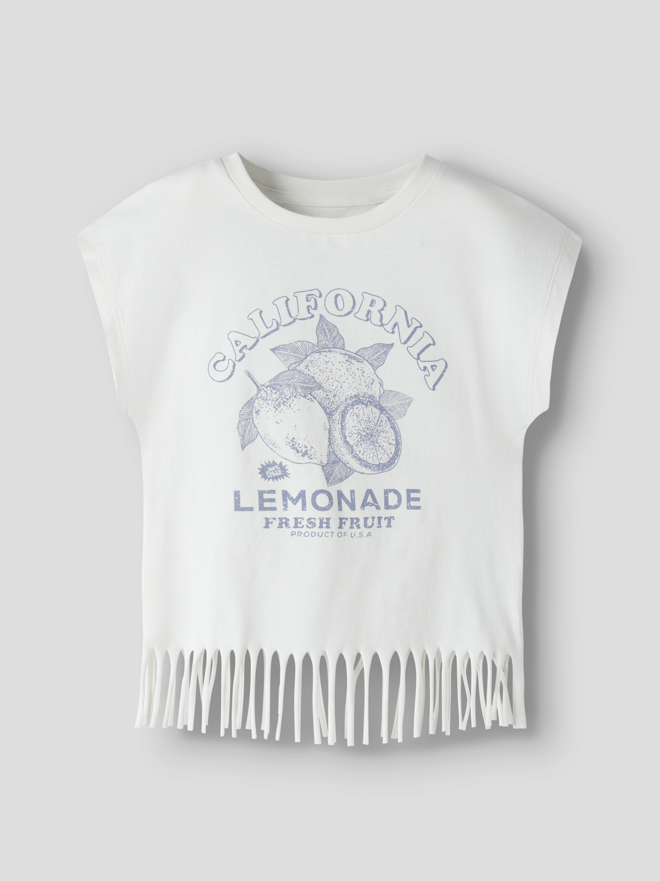Футболка Name it модель 13228185_Cloud Dancer Lemonade Фото