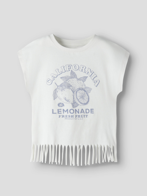 Футболка Name it модель 13228185_Cloud Dancer Lemonade Фото