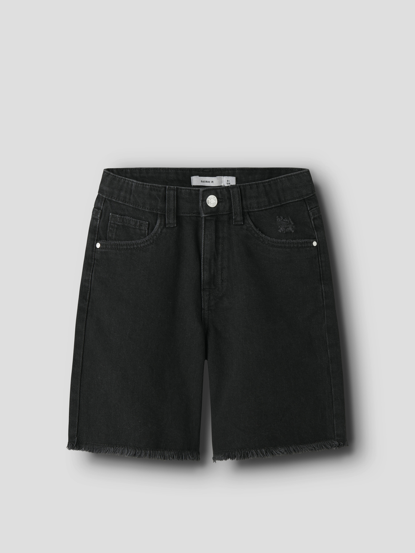 Джинсові шорти Name it модель 13240207_Black Denim Фото