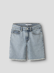 Джинсовые шорты Name it модель 13240207_Light Blue Bleached Denim Джинсовые шорты Name it модель 13240207_Light Blue Bleached Denim Фото