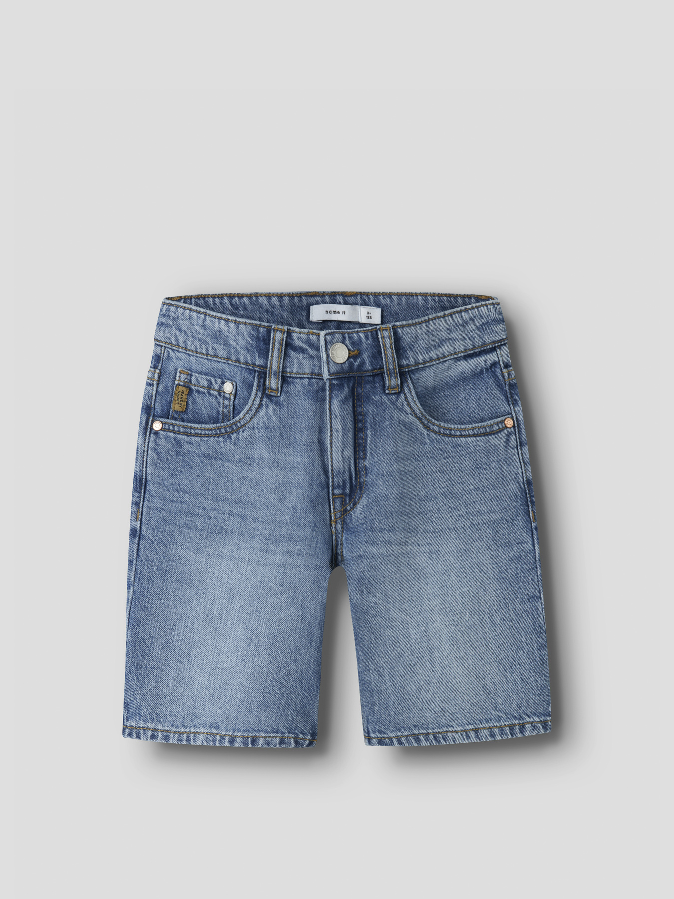 Джинсовые шорты Name it модель 13240777_Denim Blue Фото