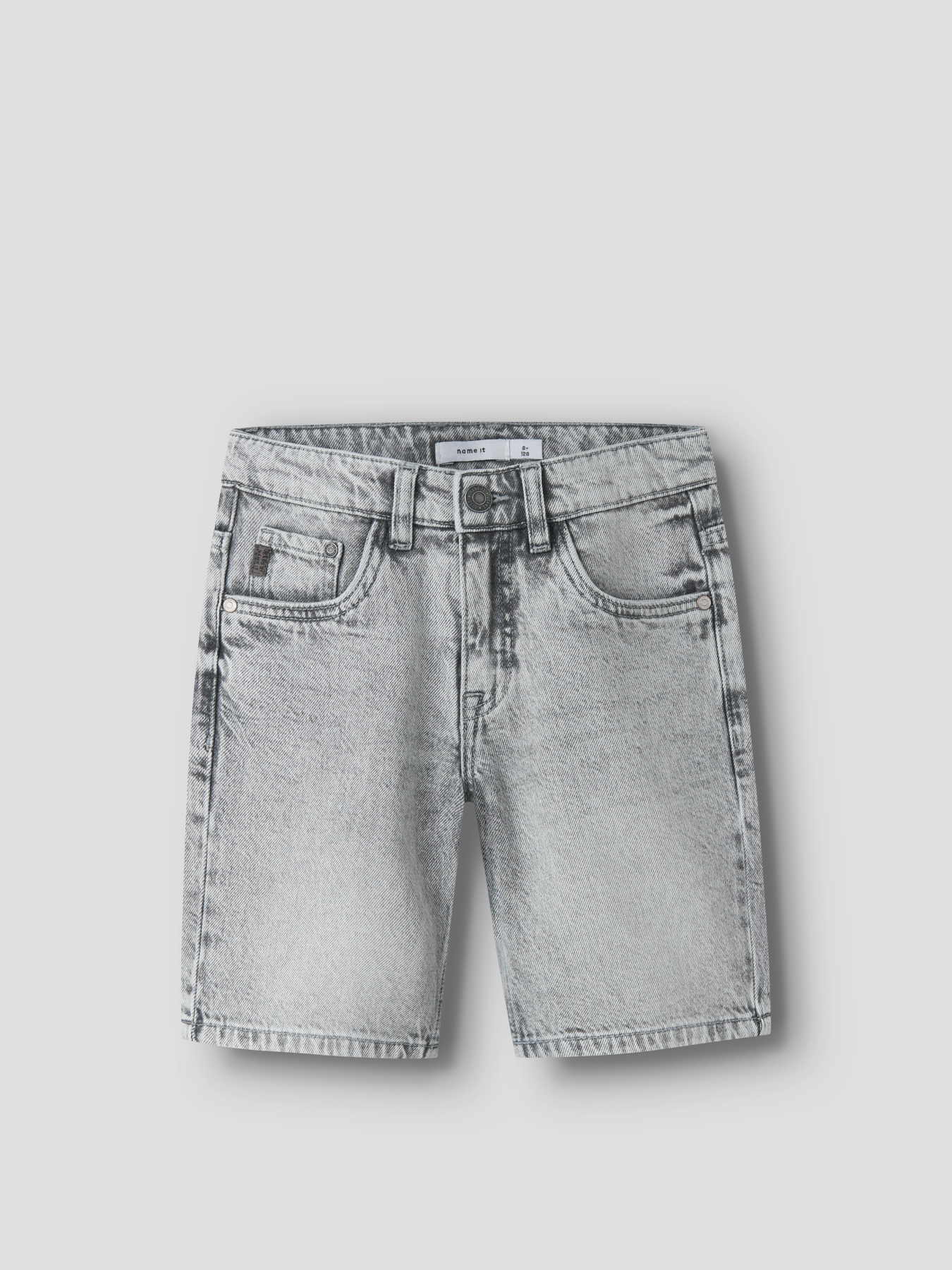 Джинсовые шорты Name it модель 13240777_Grey Denim Фото